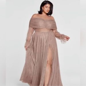 FTF TULLE BLUSH DRESS